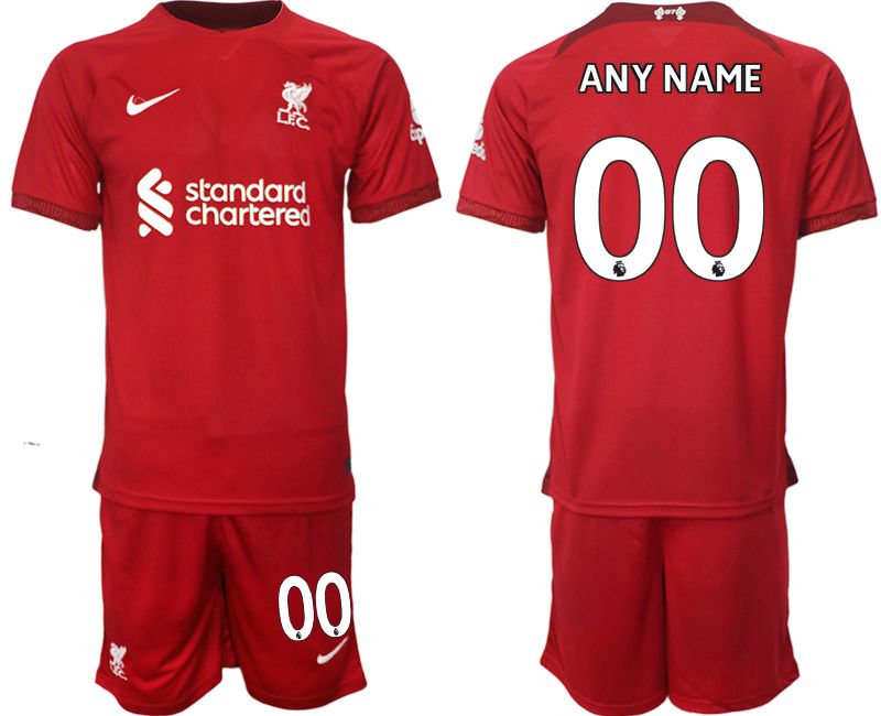 Men 2022-2023 Club Liverpool home red customized Soccer Jersey->liverpool jersey->Soccer Club Jersey